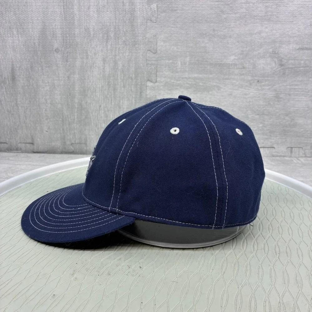 Vintage Nike Air Hat Mens Navy Blue Wool Revolution 7 3/8 Fitted Cap